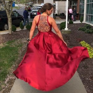 Rachel Allen Two Piece Prom Dress